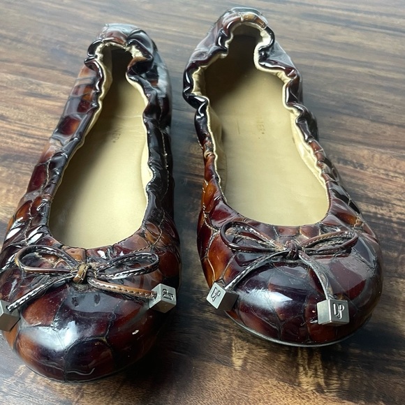 Donald J. Pliner Shoes - Donald J. Pliner Size 9 M Brown Animal Print Dance Ballet Dance Flat Shoe